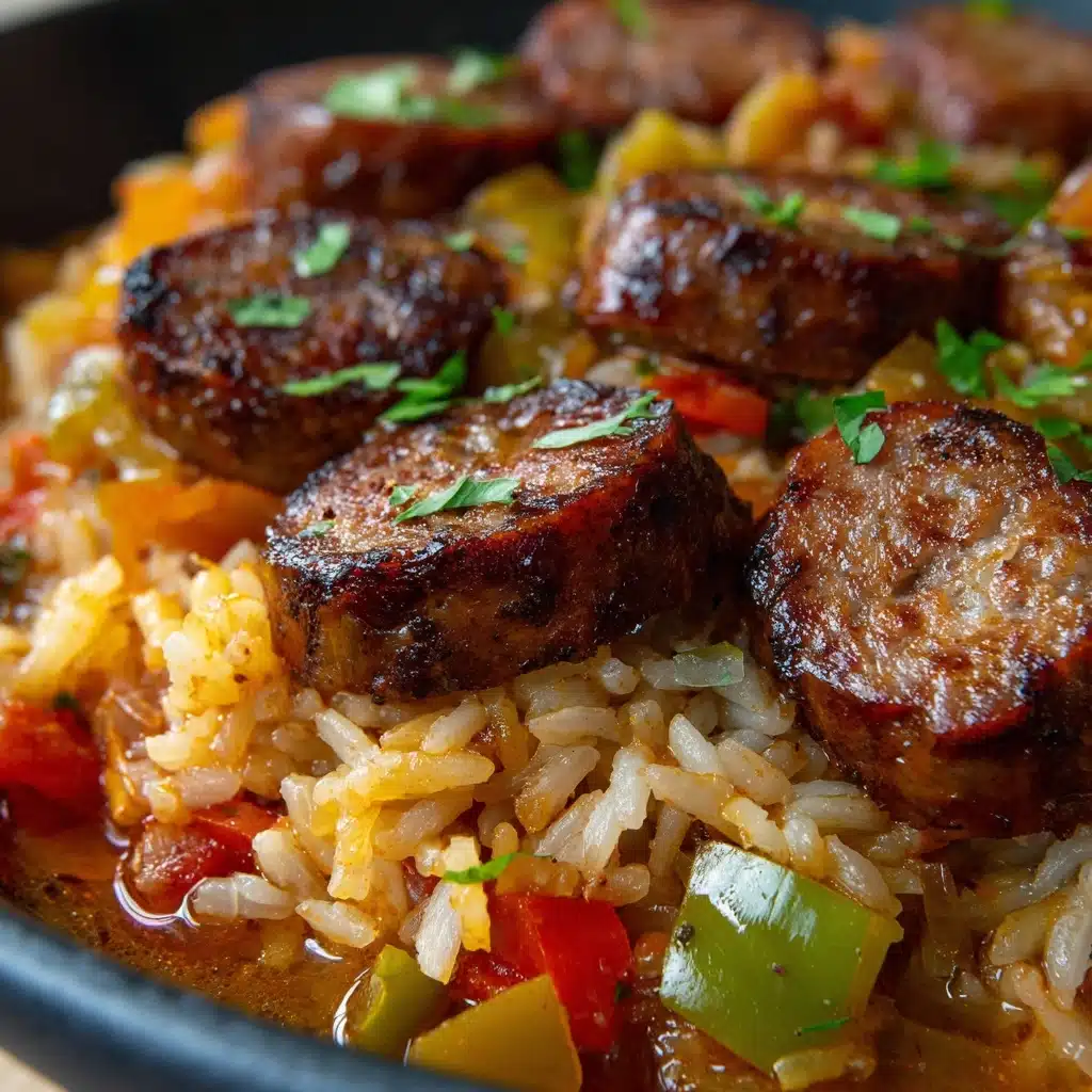 Cajun Sausage and Rice Skillet Recipe - Recipe Image
