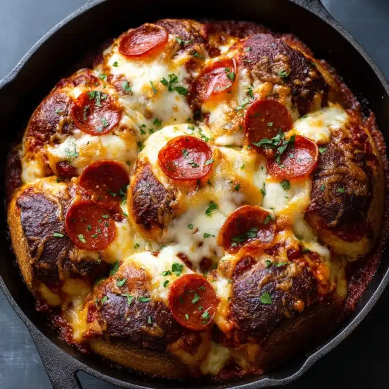 Pepperoni Pizza Monkey Bread Recipe