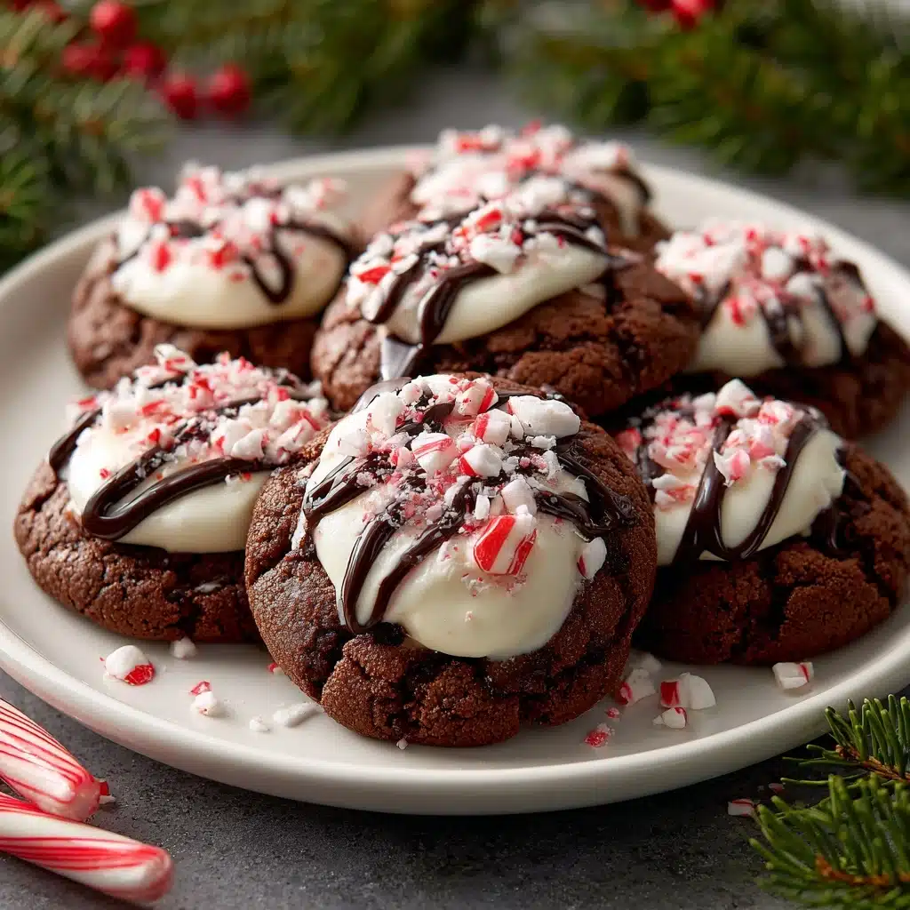 Hot Cocoa Peppermint Cookies Recipe