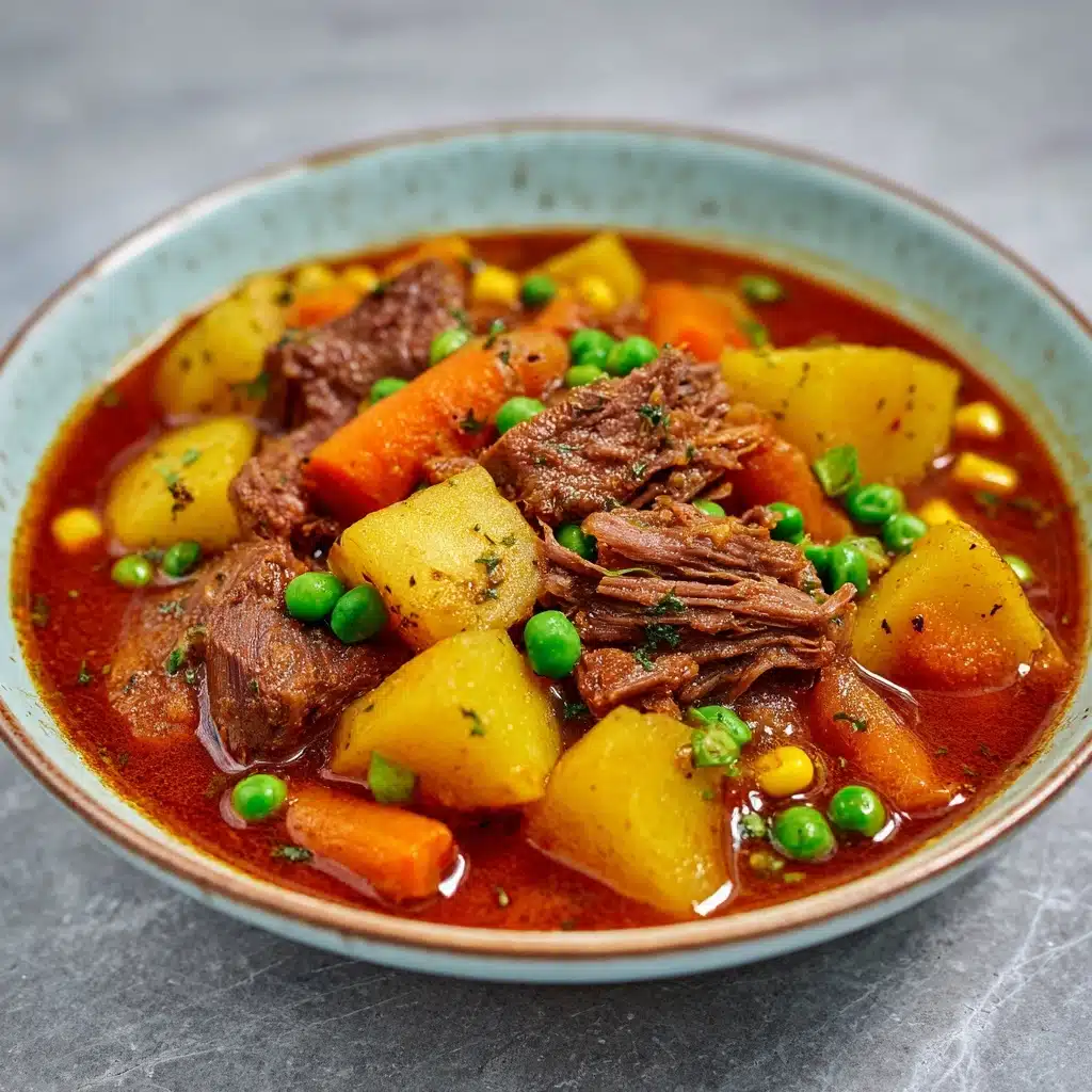 Mom’s Old Fashioned Vegetable Beef Soup Recipe - Recipe Image