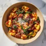 One Pan Tortellini with Sausage Recipe