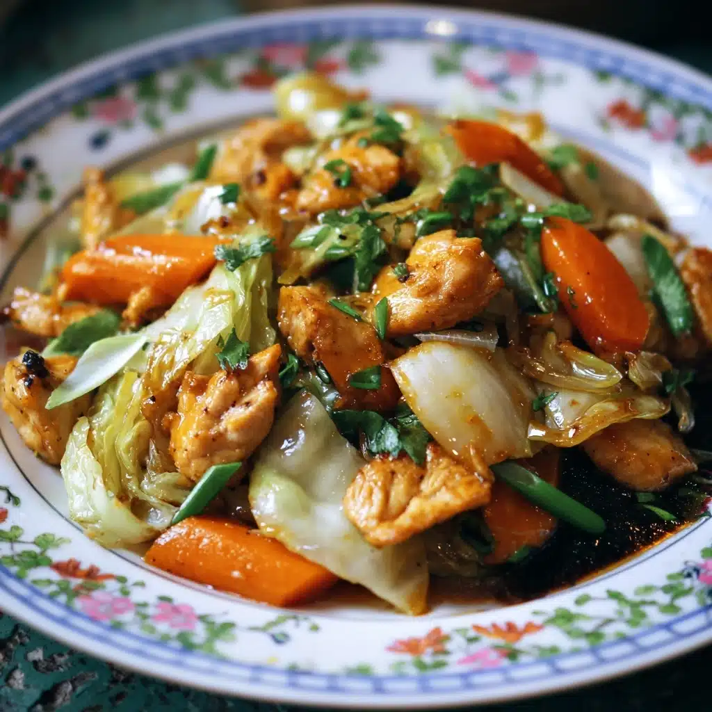 Easy BBQ Chicken & Cabbage Stir-Fry Recipe - Recipe Image
