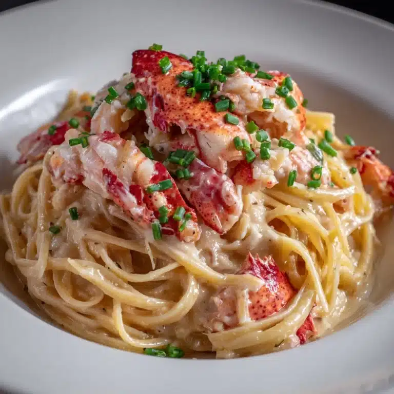 Lobster Pasta with Cream Sauce Recipe