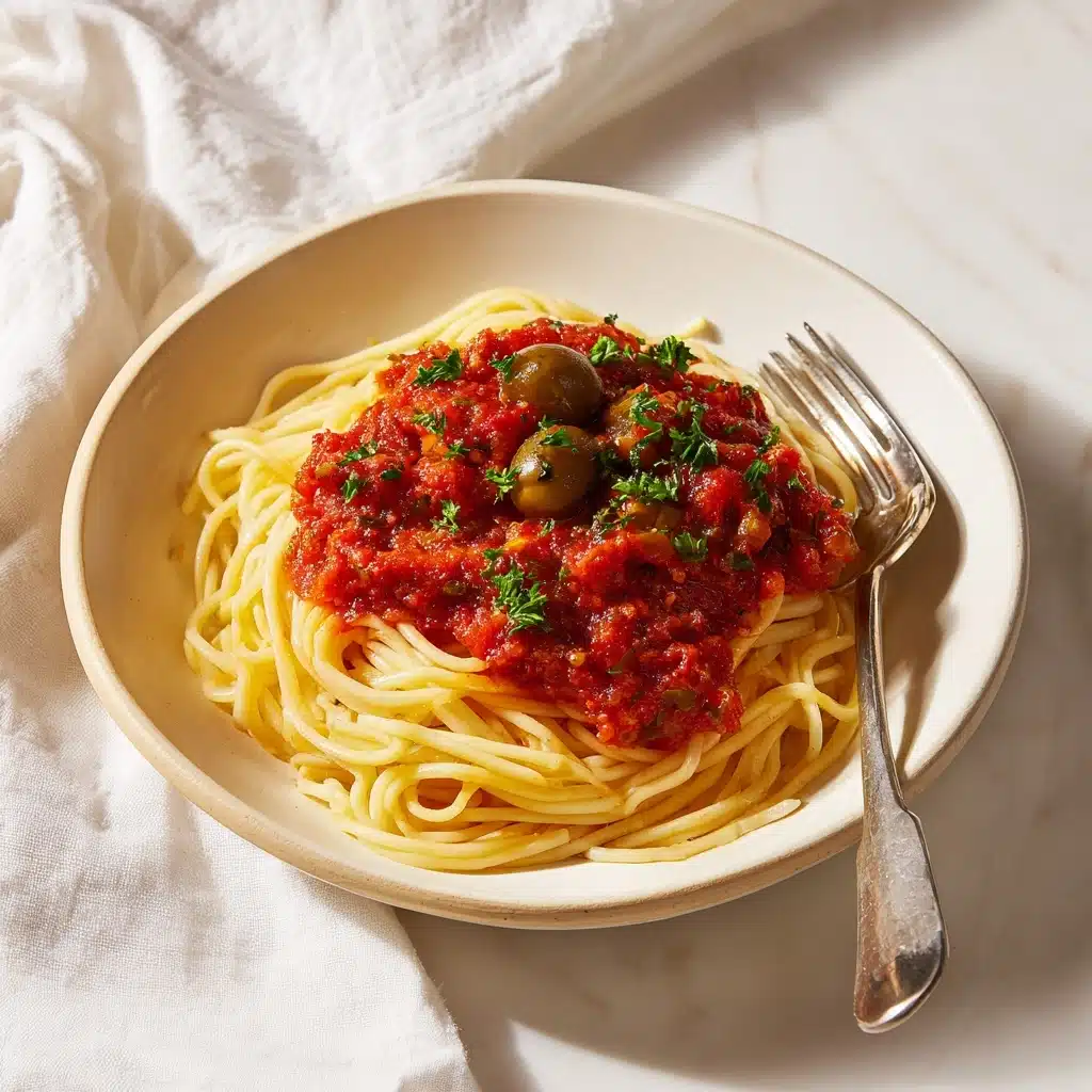 Pasta Puttanesca Recipe - Recipe Image