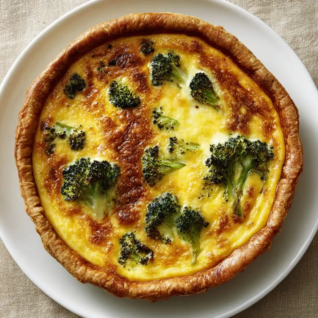 Broccoli Cheddar Quiche Recipe - Recipe Image