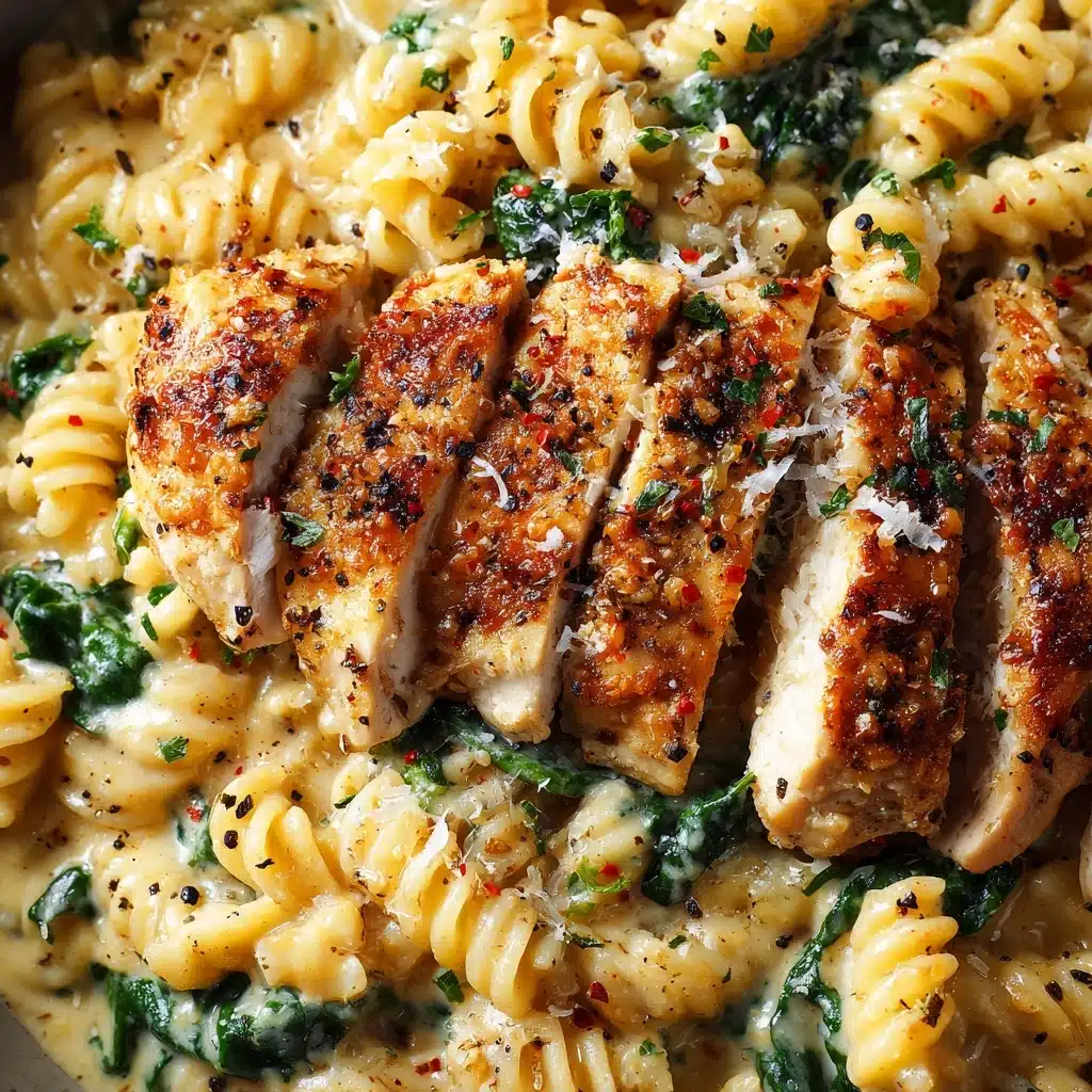 Creamy Parmesan Chicken Pasta Recipe - Recipe Image