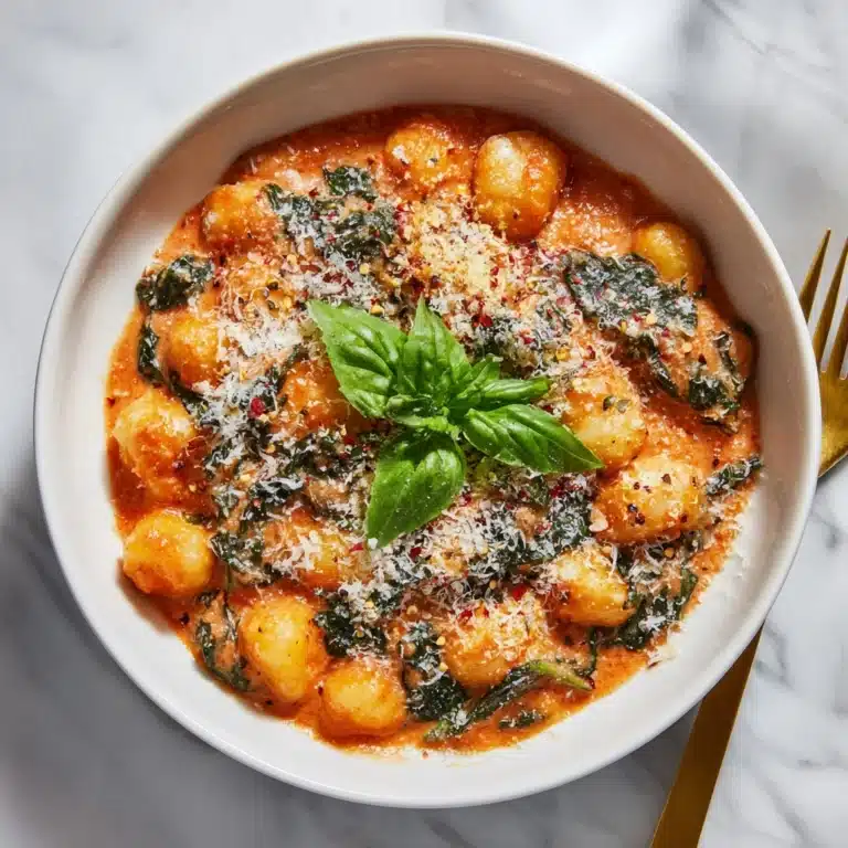 One-Pan Creamy Sausage Gnocchi Recipe