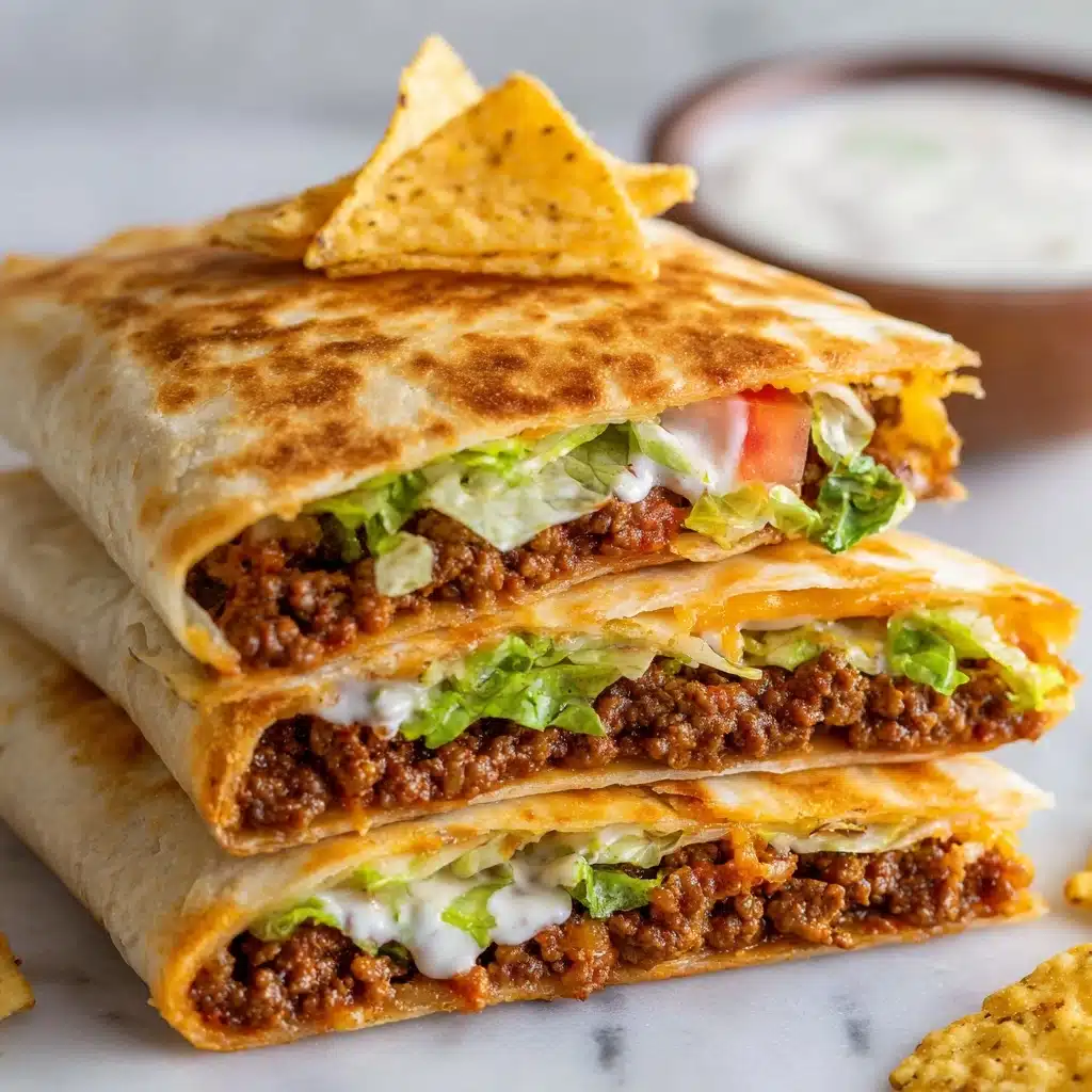 Nachos Beef Folded Wraps Recipe