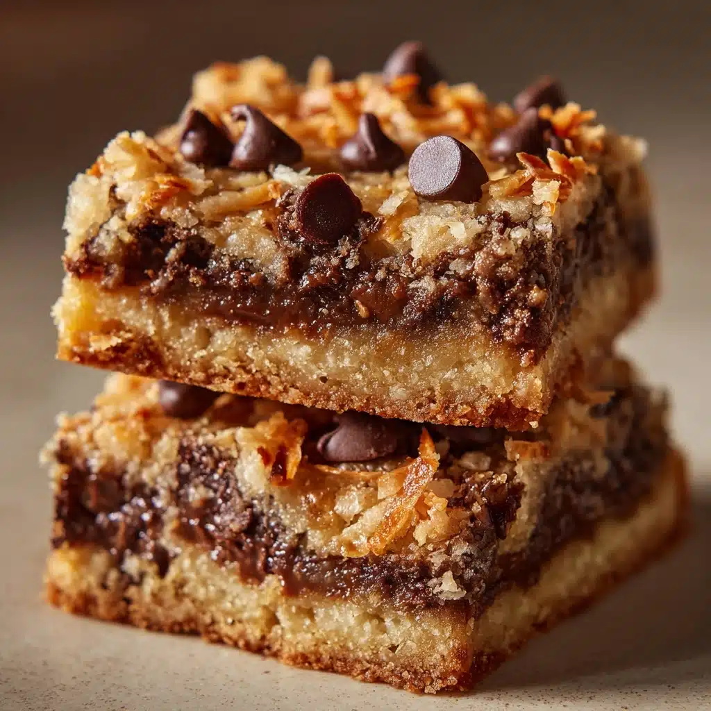 Coconut Toffee Chocolate Chip Cookie Bars Recipe