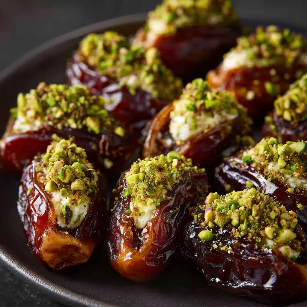 Honey Pistachio Ricotta Stuffed Dates Recipe