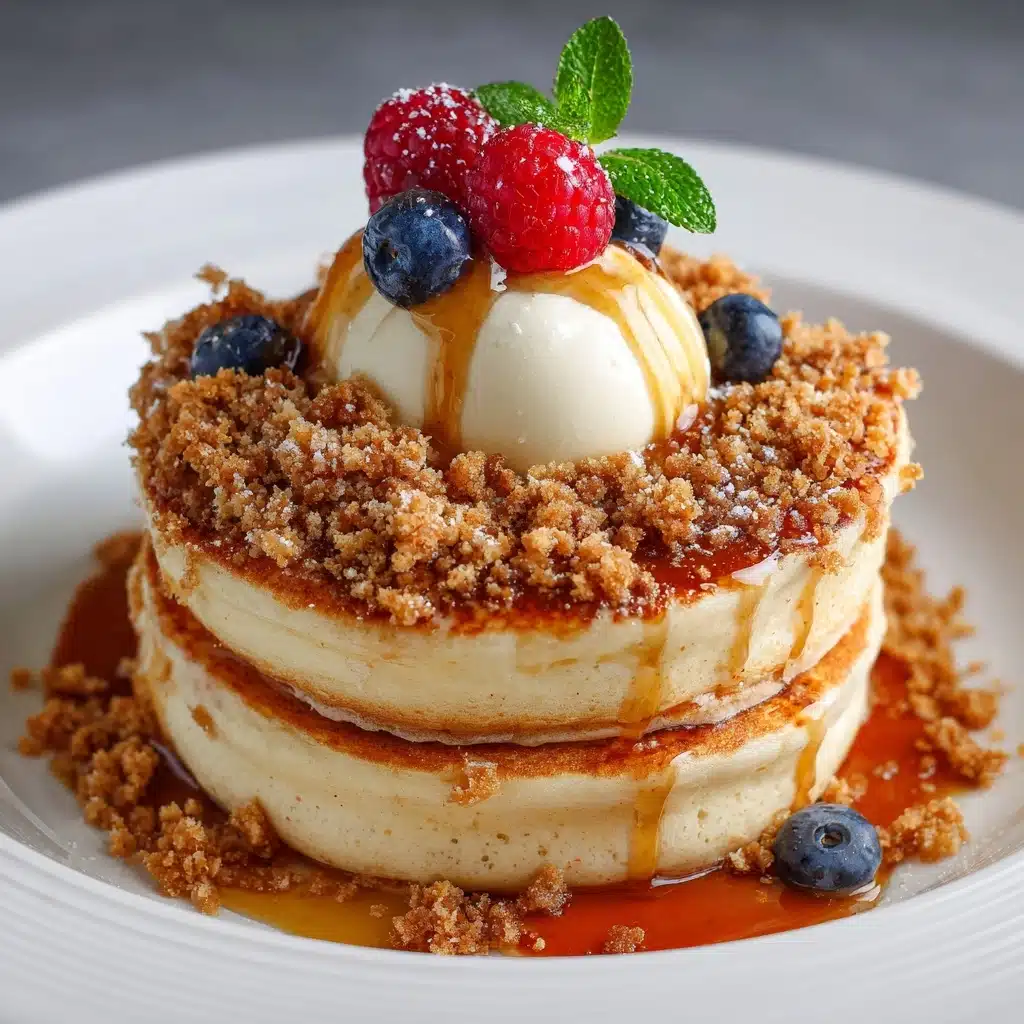 Brown Sugar & Cinnamon Streusel Pancakes Recipe - Recipe Image