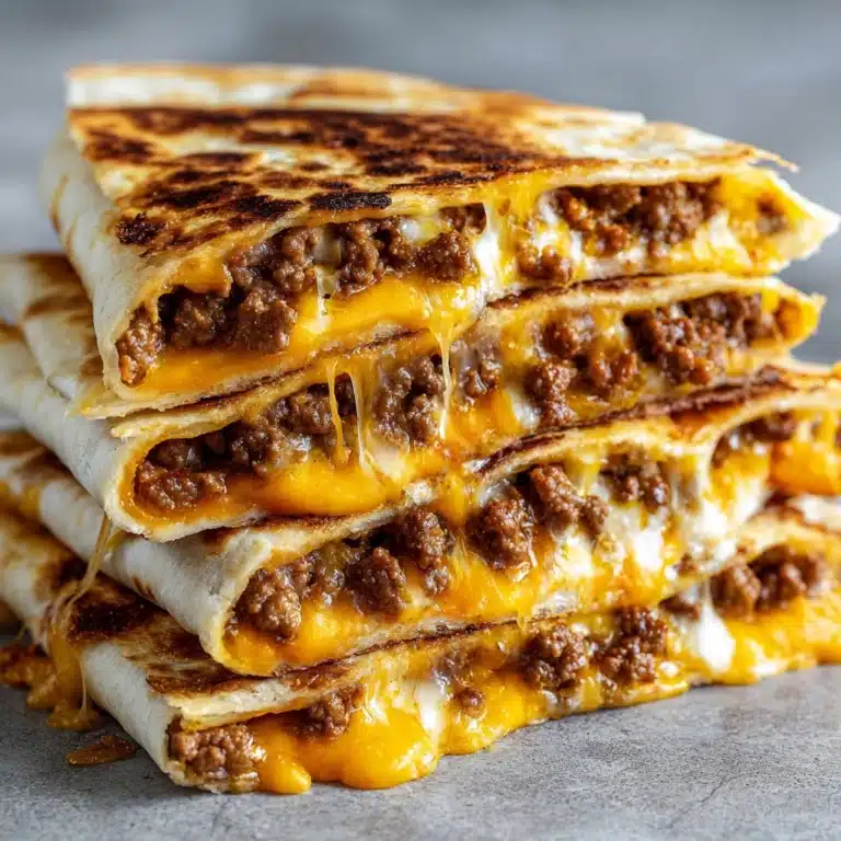 Cheeseburger Quesadilla Recipe