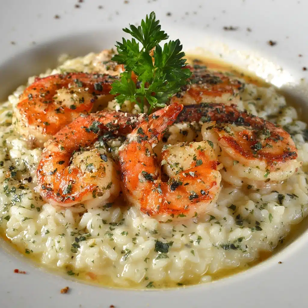 Creamy Garlic Butter Shrimp Bowl with Herb Rice Recipe - Recipe Image