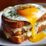 Air Fryer Cheesy Egg Toast Recipe