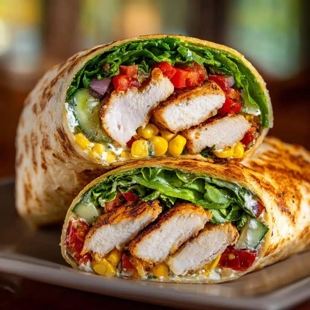 Chicken BLT Wrap Recipe - Recipe Image