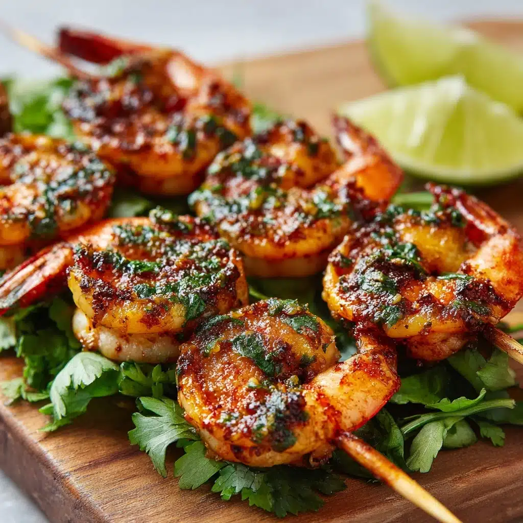 Grilled Cajun Shrimp Skewers Recipe - Recipe Image