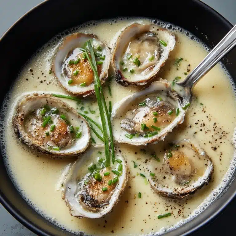 Oyster Stew with Fresh Oysters Recipe
