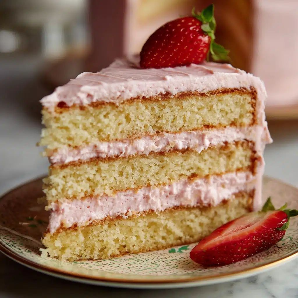 Strawberry Cake With Frosting Recipe
