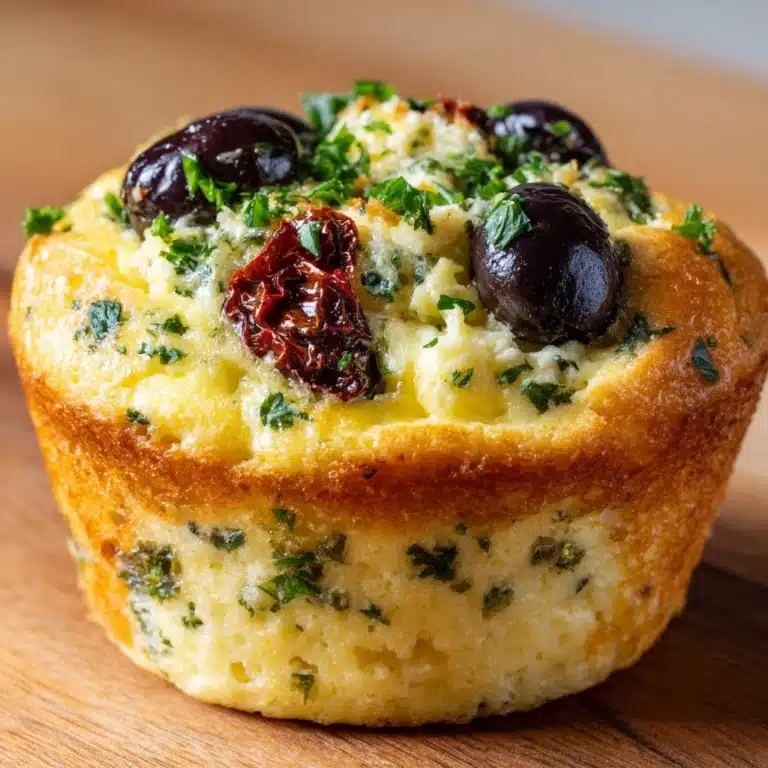 Egg Muffins with Sun-Dried Tomatoes & Kalamata Olives Recipe