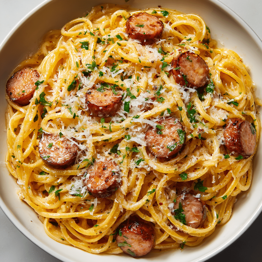 One Pan Garlic and Herb Pasta Recipe - Recipe Image