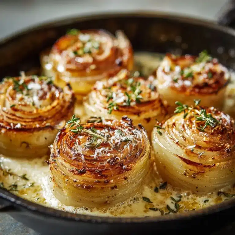 Roasted Parmesan Creamed Onions Recipe