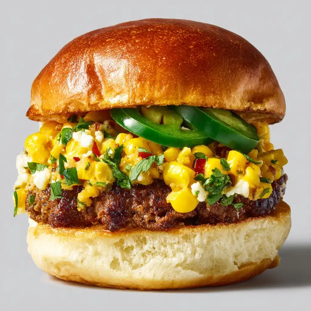 Street Corn Cheeseburger Sliders Recipe - Recipe Image