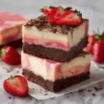 Strawberry Cheesecake Brownies Recipe