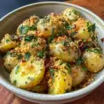 Roasted Garlic Butter Parmesan Potatoes Recipe