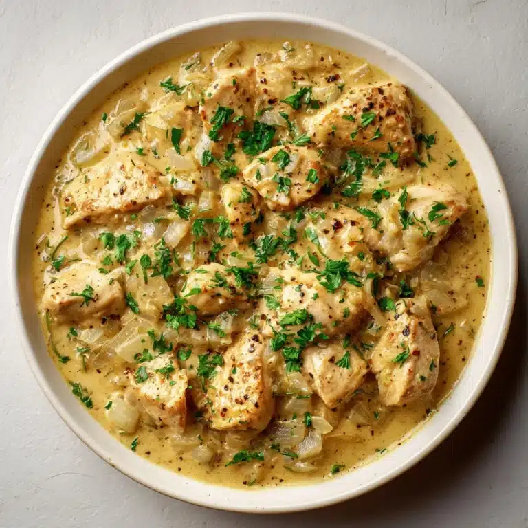 Slow Cooker Creamy Chicken & Gravy Recipe