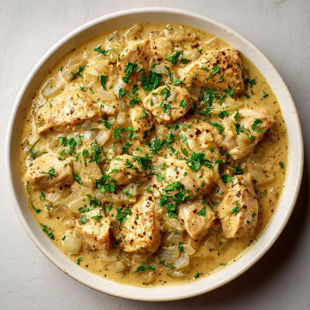 Slow Cooker Creamy Chicken & Gravy Recipe