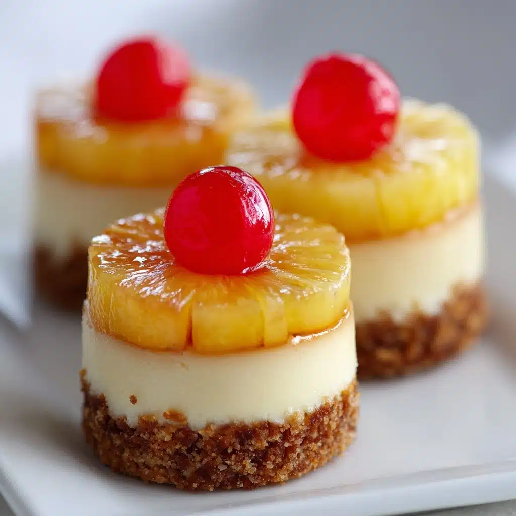Mini Pineapple Upside-Down Cheesecakes Recipe