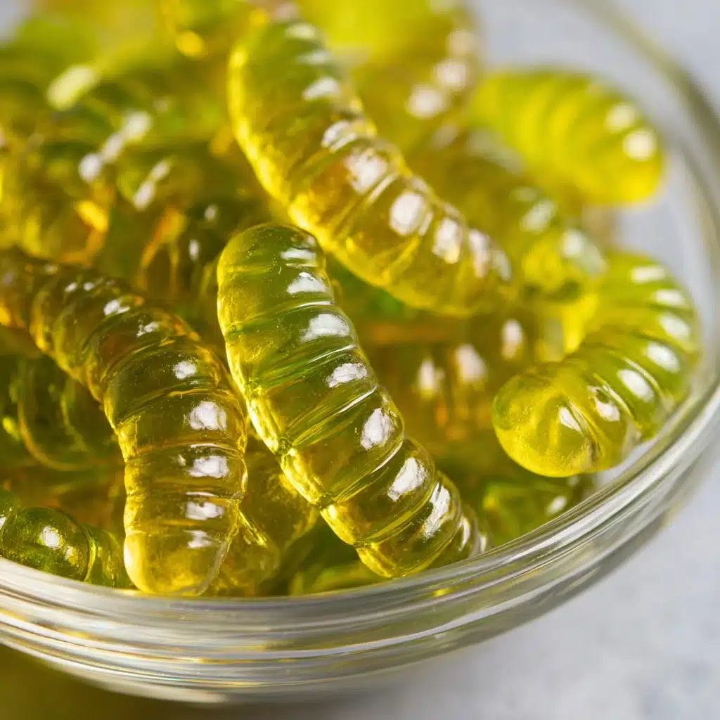 Dill Pickle Gummy Worms Recipe - Recipe Image