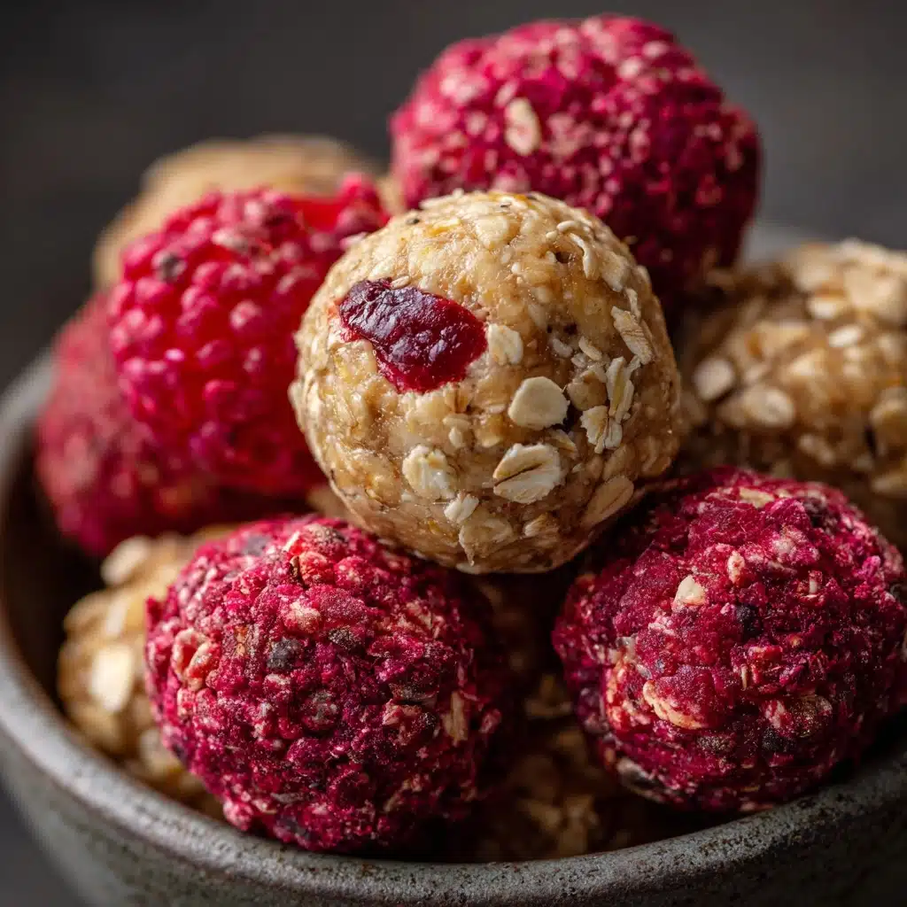 Raspberry Almond Energy Bites Recipe