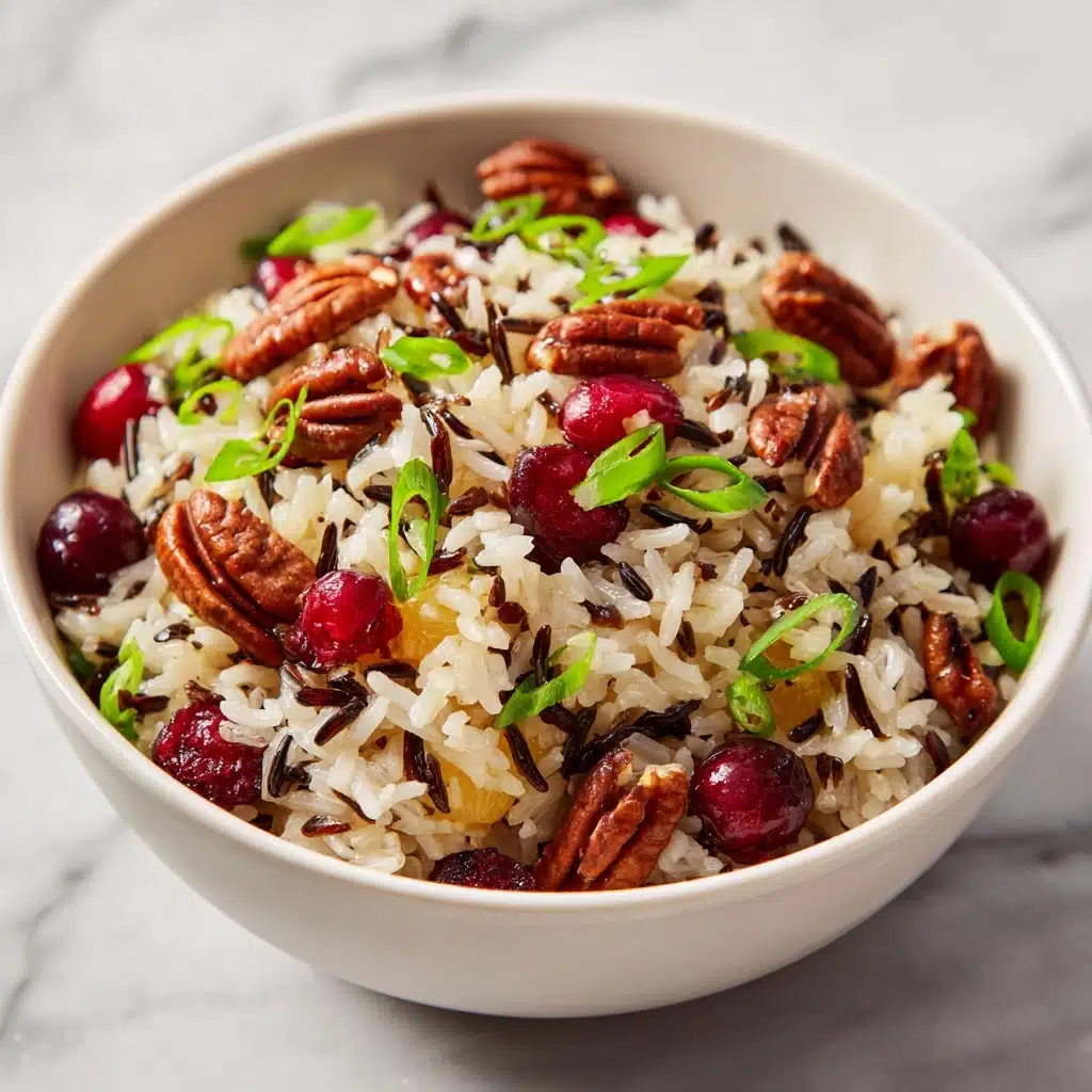 Wild Rice Salad with Orange and Cranberries Recipe - Recipe Image