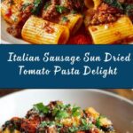Creamy Italian Sausage Sun Dried Tomato Pasta Recipe
