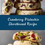 Cranberry Pistachio Shortbread Recipe