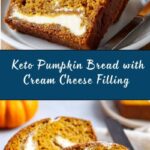 Keto Pumpkin Bread with Cream Cheese Filling Recipe