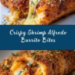 Deep-Fried Shrimp Alfredo Burrito Bites Recipe