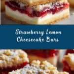Strawberry Lemon Cheesecake Bars Recipe