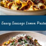 Saucy Sausage and Lemon Pasta Recipe