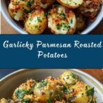 Roasted Garlic Butter Parmesan Potatoes Recipe