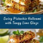 Swicy Pistachio Halloumi with Lime Glaze Recipe