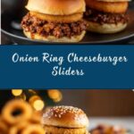 Onion Ring Cheeseburger Sliders Recipe
