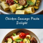 Chicken Sausages with Zucchini and Pasta Recipe