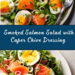 Smoked Salmon Salad in Creamy Caper Chive Dressing Recipe