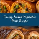 Cheesy Baked Vegetable Rolls Recipe