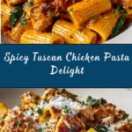 Spicy Tuscan Chicken Pasta Recipe