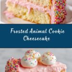 Frosted Animal Cookie Cheesecake Recipe