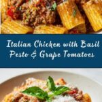Italian Chicken with Basil Pesto & Grape Tomatoes Recipe