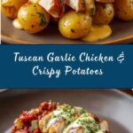 Tuscan Garlic Chicken with Crispy Potatoes Recipe